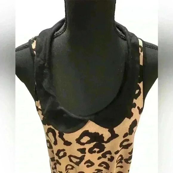 Forever 21 leopard print tank top in black & brown. Women’s size XL - Picture 6 of 6